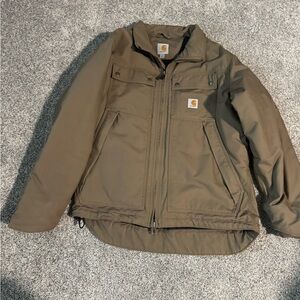 Carhartt Men's Jefferson Quick Duck Jacket - Canyon Brown - men’s medium